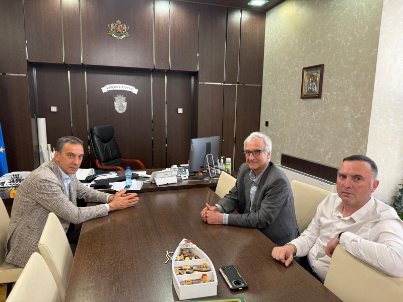 Работна среща с кмета на Бургас